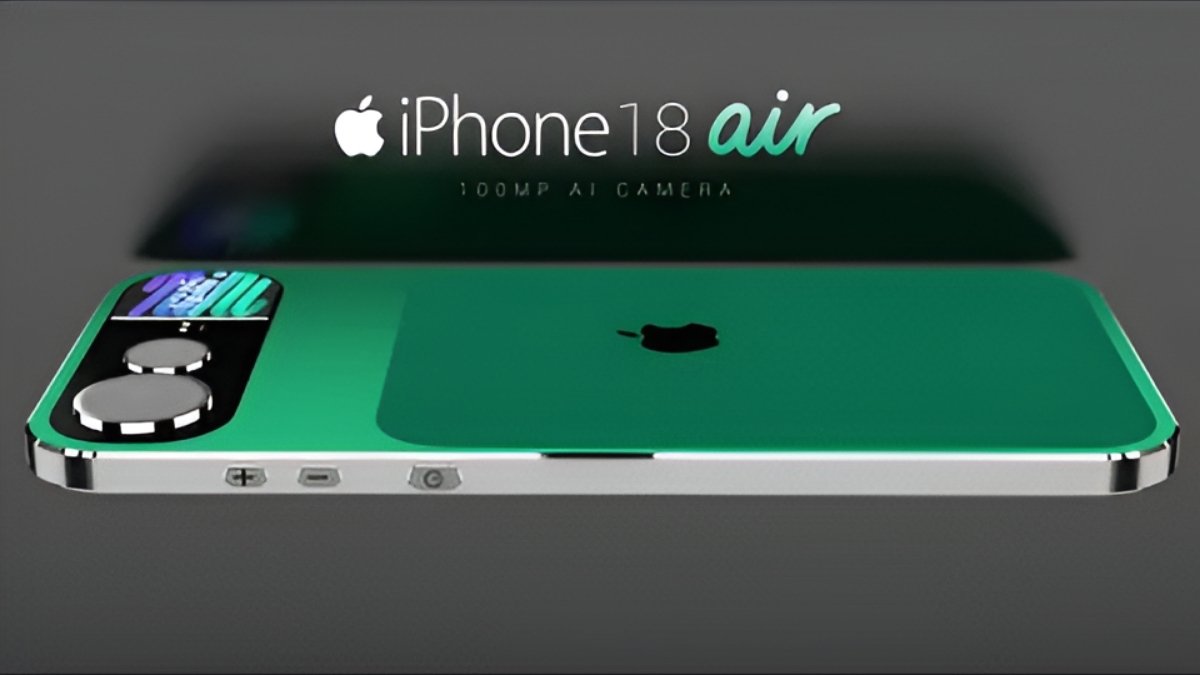 iPhone 18 Air Primer Vistazo: El iPhone Más Delgado 5G Cámara 100MP Chip A20 Pro Batería 3350mAh