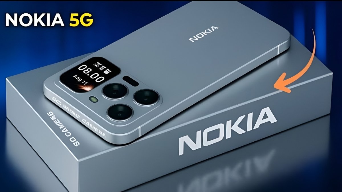 Nokia 1100 5G Phone 2026 Cámara 200MP Batería 7000mAh RAM 18GB y Pantalla AMOLED 120Hz para la Mejor Experiencia